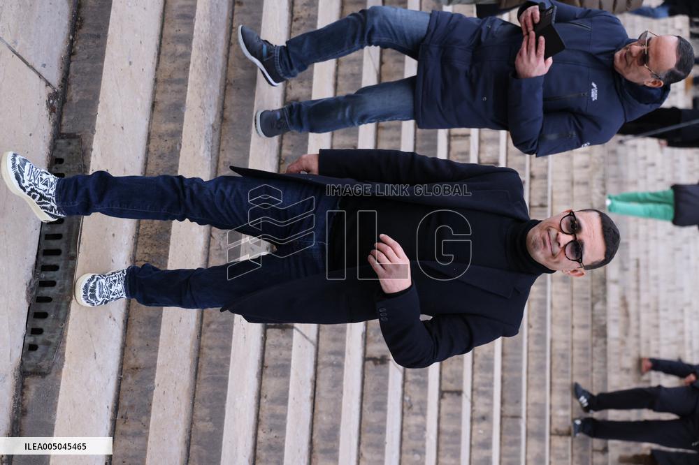 Figure of French Football Rolland Courbis Funeral - Paris