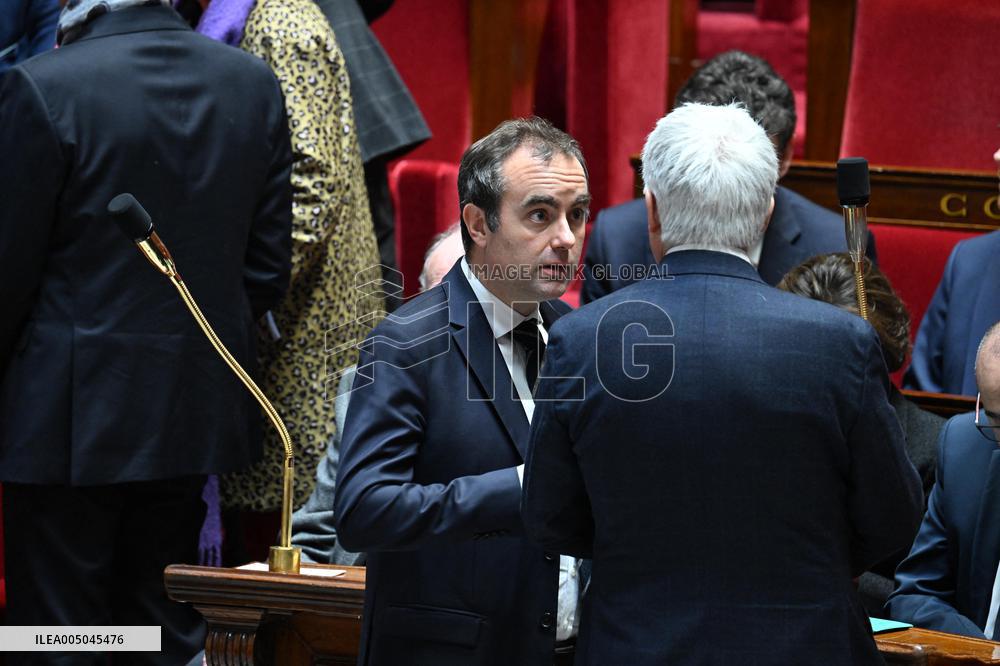 Session of Questions to The Government - Paris