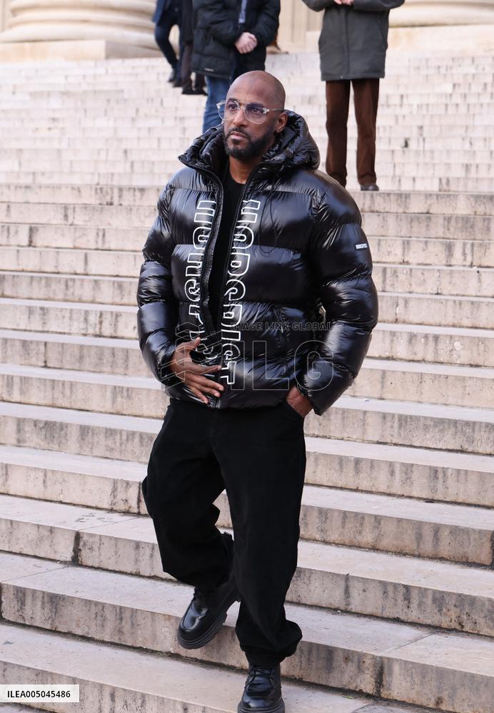 Figure of French Football Rolland Courbis Funeral - Paris