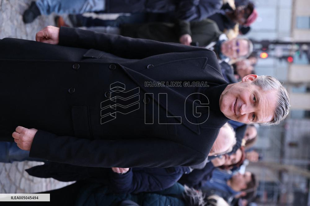 Figure of French Football Rolland Courbis Funeral - Paris