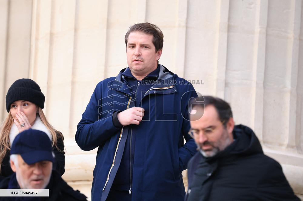 Figure of French Football Rolland Courbis Funeral - Paris