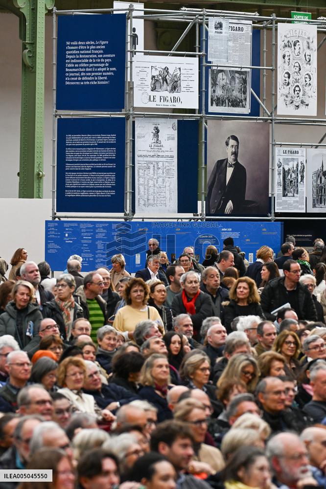 Le Figaro Celebrates Its 200th Anniversary - Paris