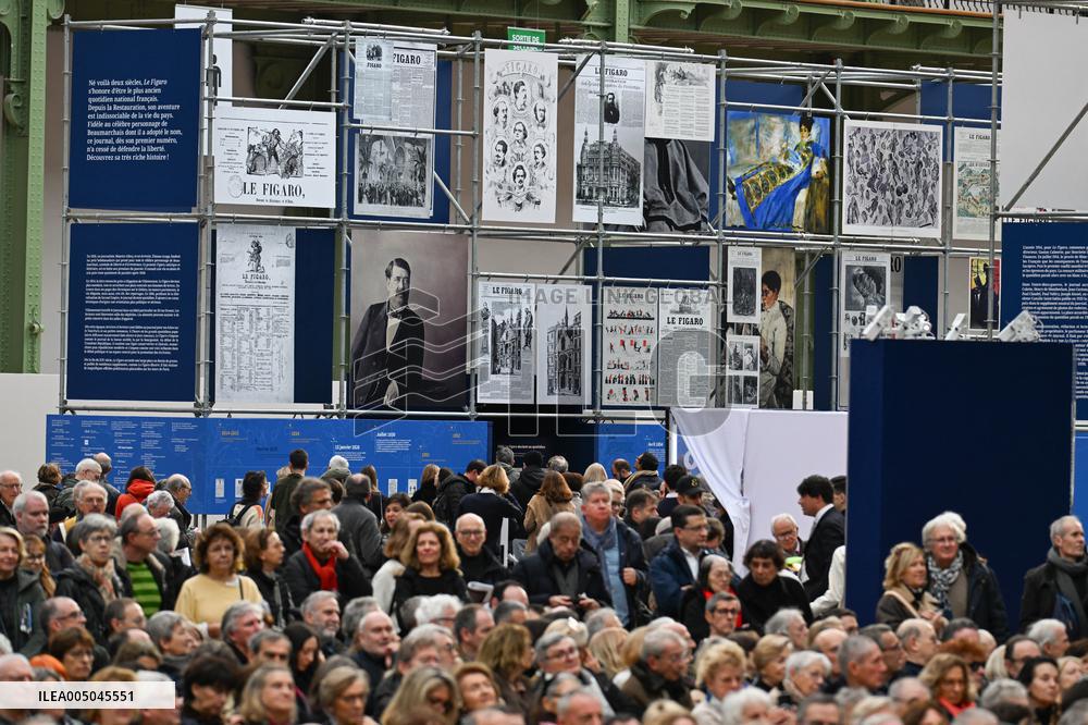 Le Figaro Celebrates Its 200th Anniversary - Paris