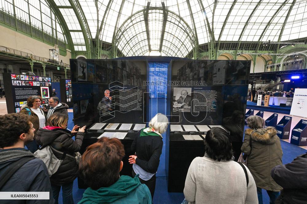 Le Figaro Celebrates Its 200th Anniversary - Paris