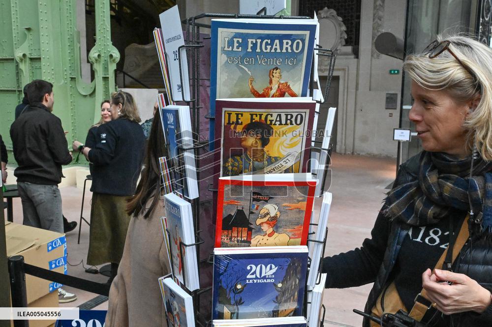 Le Figaro Celebrates Its 200th Anniversary - Paris