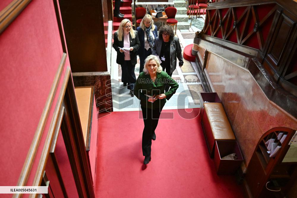 Motion of Censure Against the Government at The National Assembly - Paris