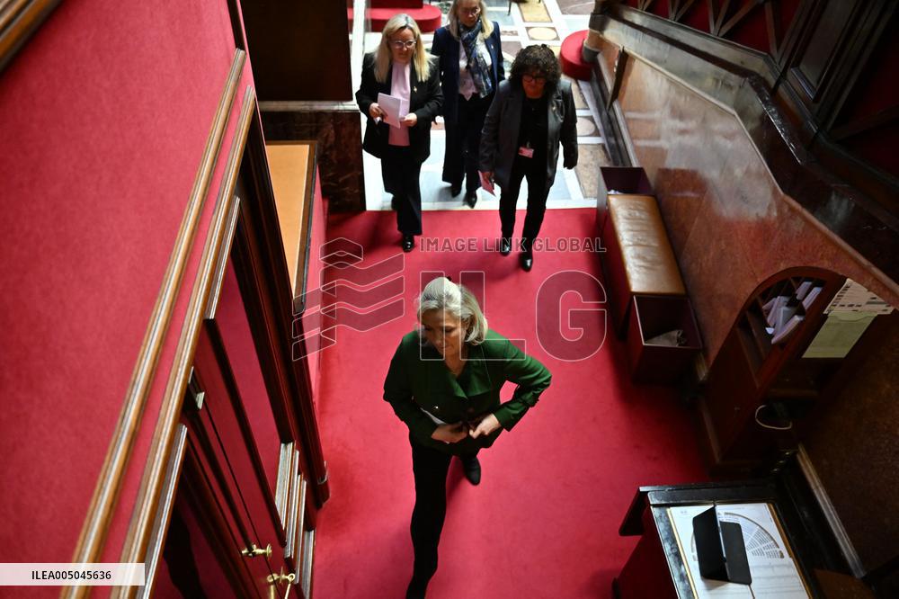 Motion of Censure Against the Government at The National Assembly - Paris
