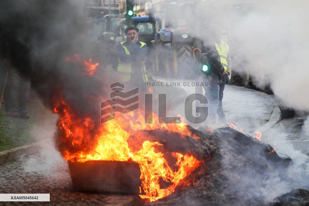 Protest Against Mercosur Agreement - Spain