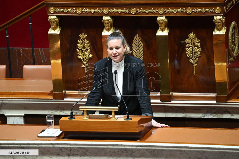 Motion of Censure Against the Government at The National Assembly - Paris