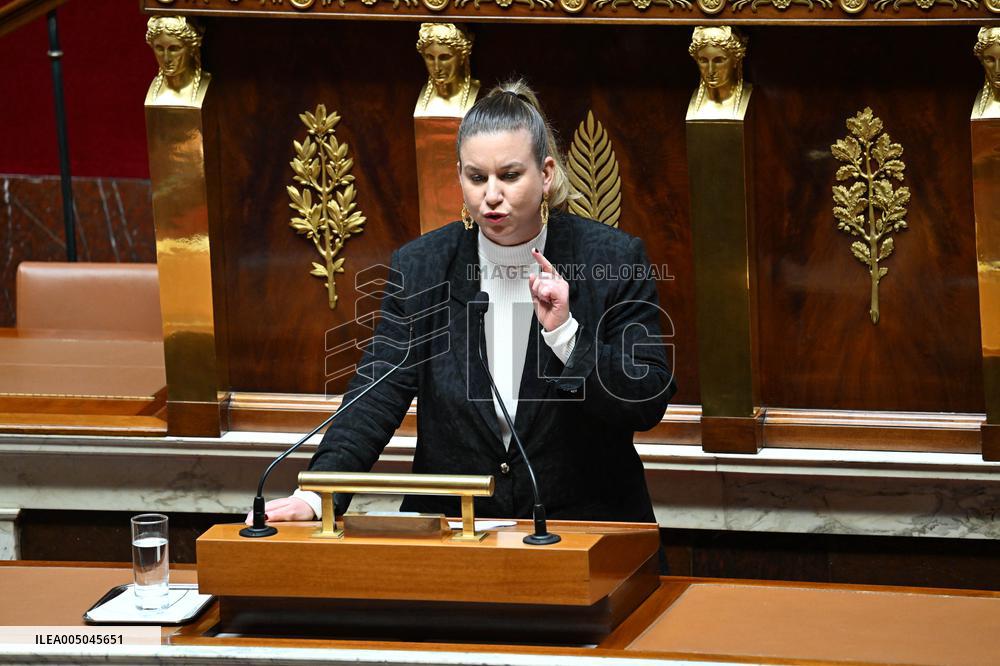 Motion of Censure Against the Government at The National Assembly - Paris