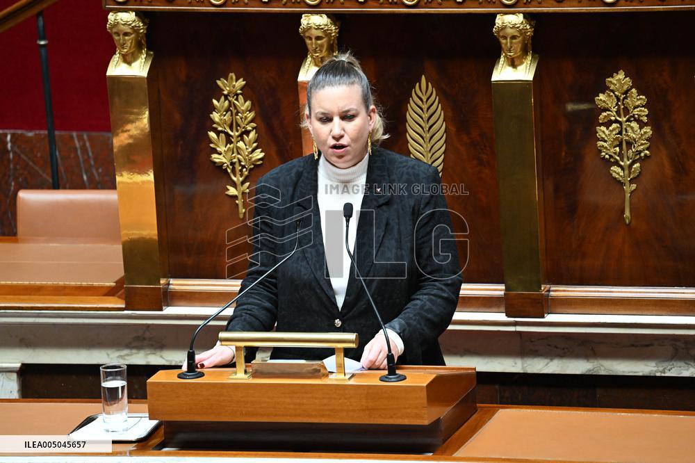 Motion of Censure Against the Government at The National Assembly - Paris