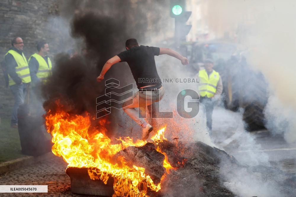 Protest Against Mercosur Agreement - Spain