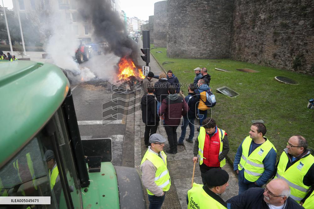 Protest Against Mercosur Agreement - Spain