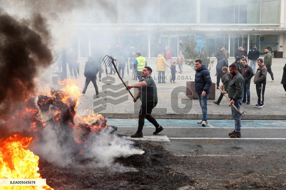 Protest Against Mercosur Agreement - Spain