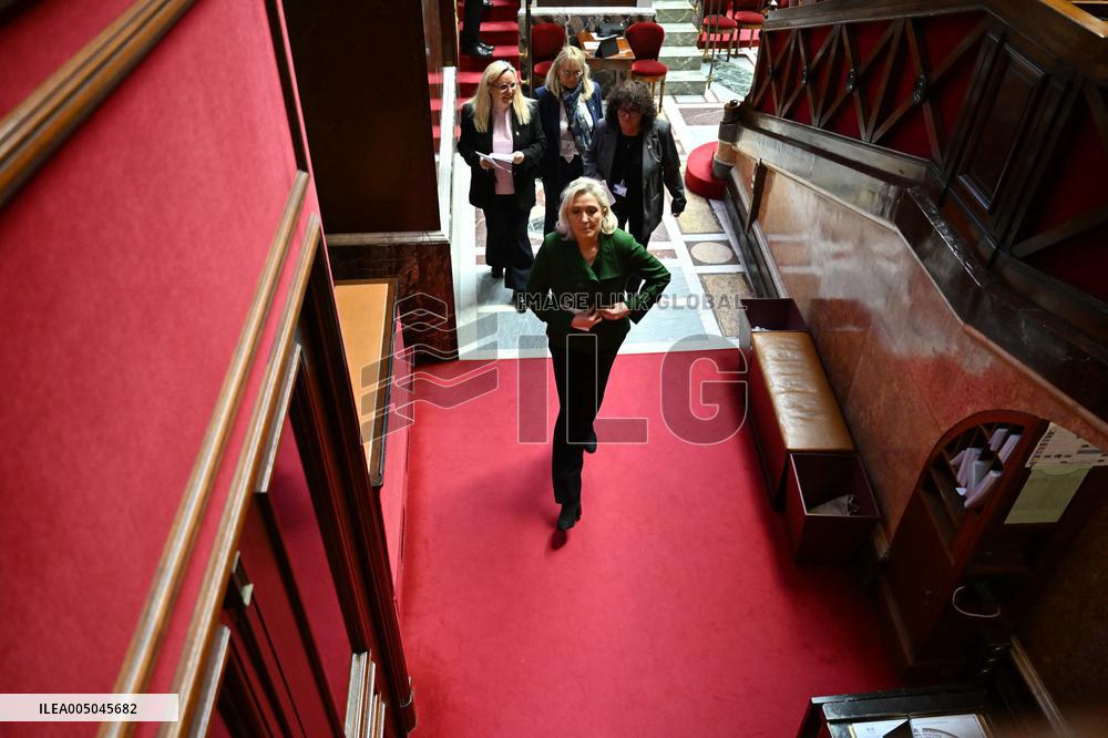 Motion of Censure Against the Government at The National Assembly - Paris