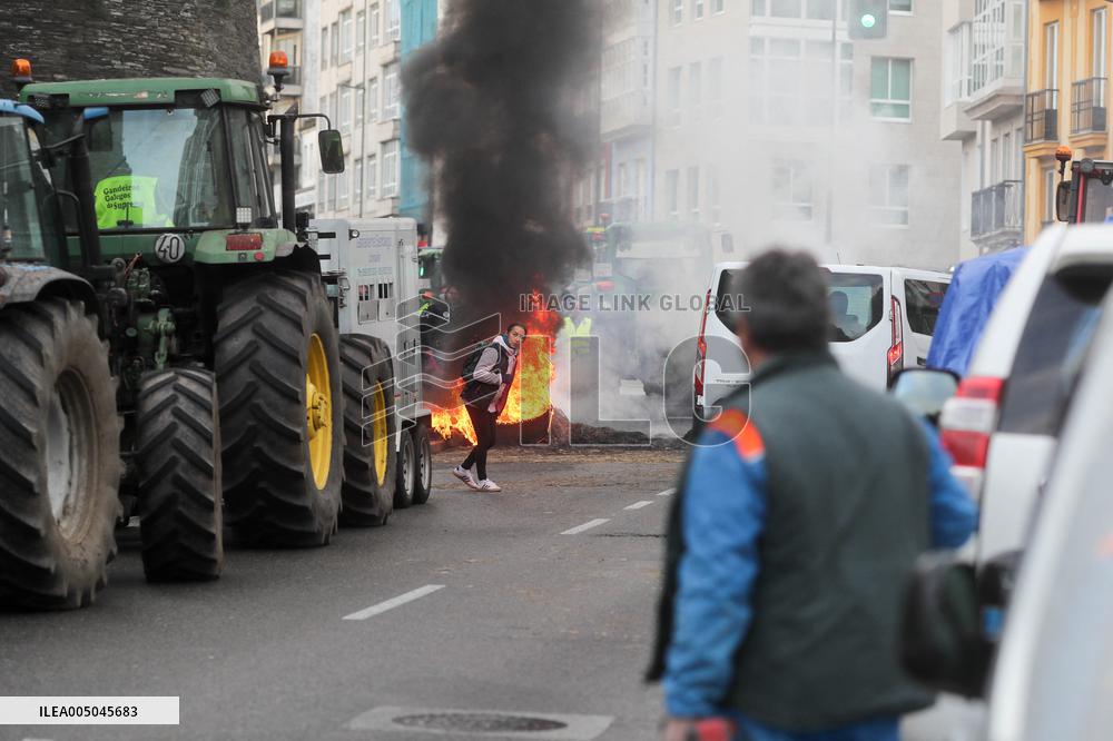 Protest Against Mercosur Agreement - Spain