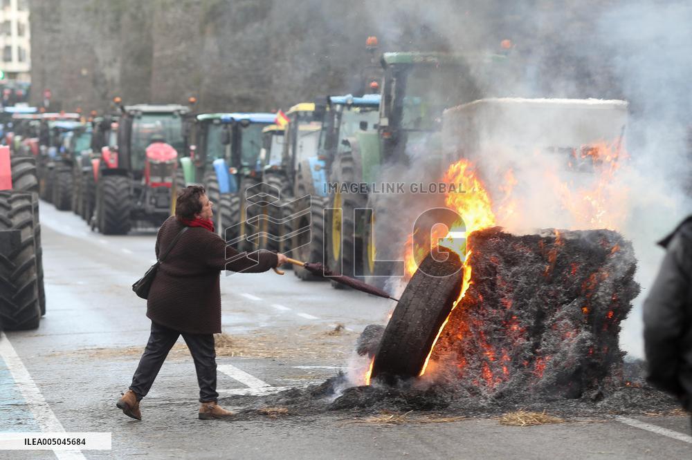 Protest Against Mercosur Agreement - Spain