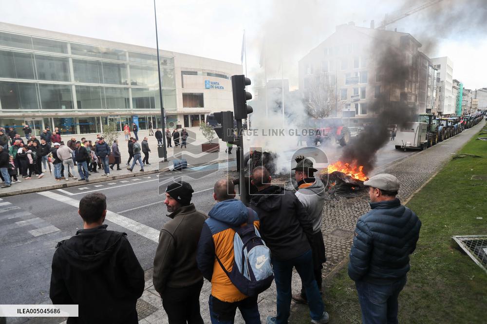 Protest Against Mercosur Agreement - Spain