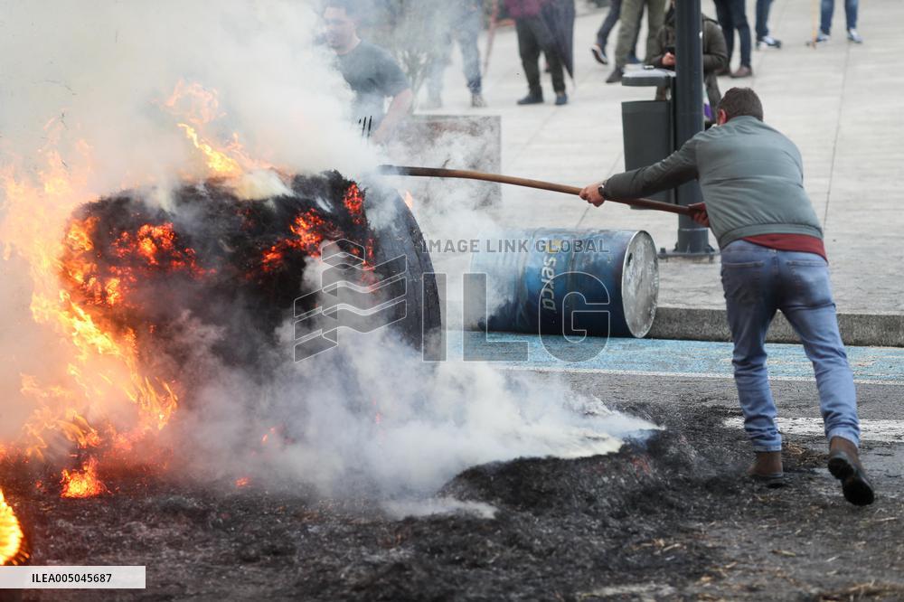 Protest Against Mercosur Agreement - Spain