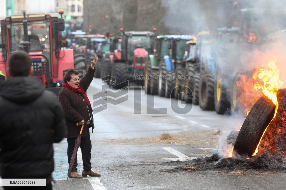 Protest Against Mercosur Agreement - Spain