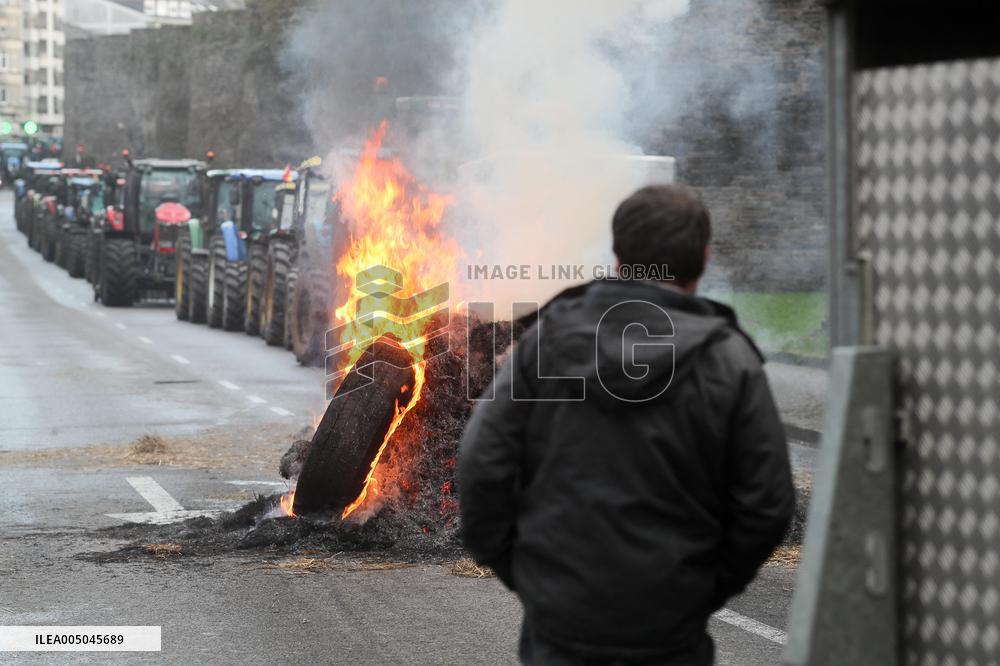 Protest Against Mercosur Agreement - Spain