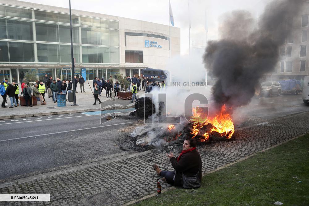 Protest Against Mercosur Agreement - Spain