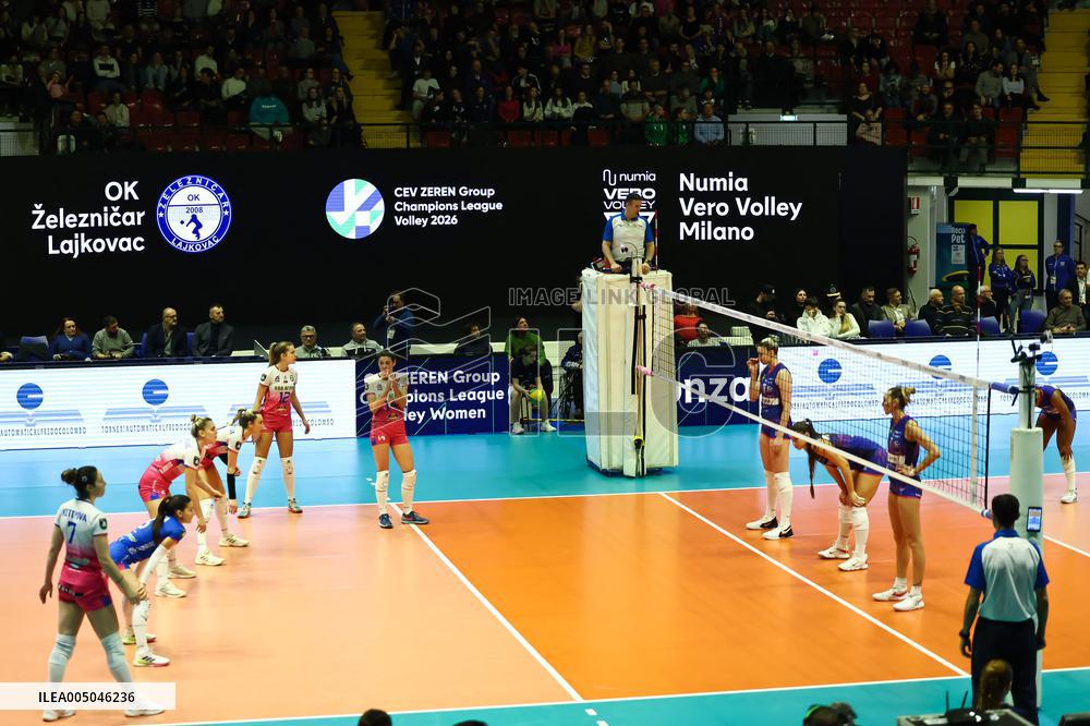 VOLLEY - Champions League Women - Numia Vero Volley Milano vs OK Zeleznicar Lajkovac