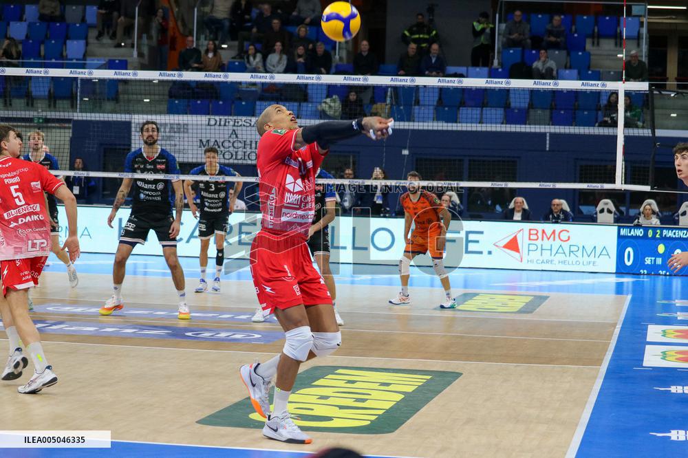 VOLLEY - Superlega Serie A - Allianz Milano vs Gas Sales Bluenergy Piacenza