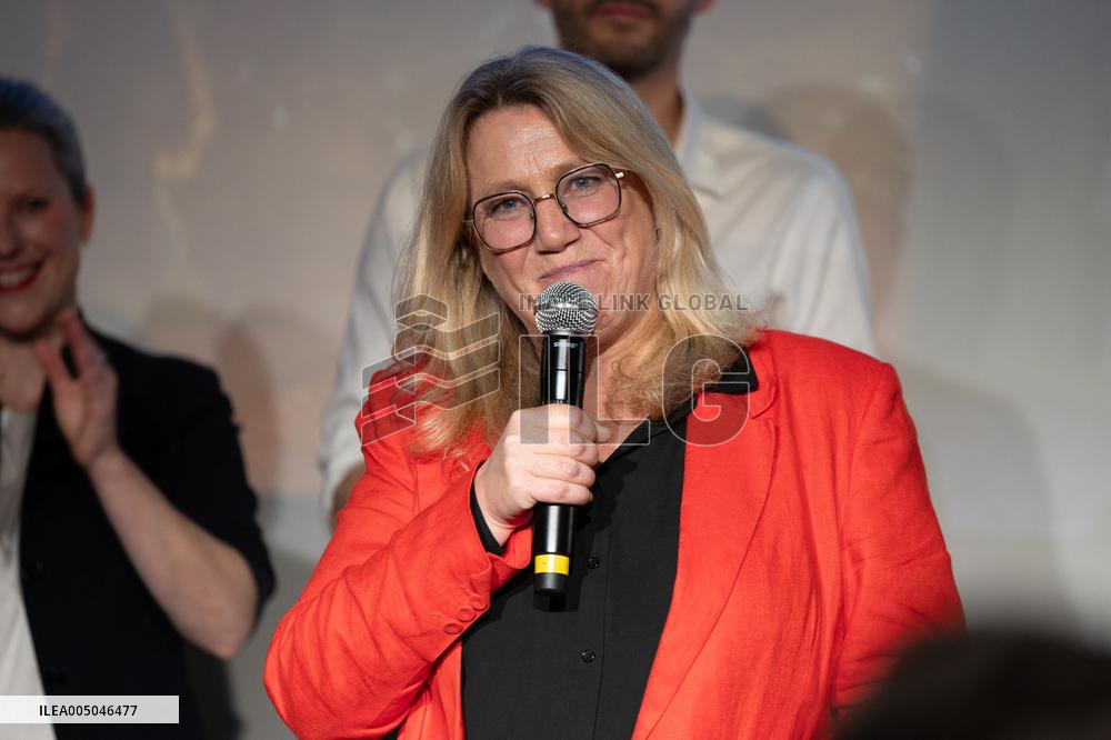 First campaign rally of Emmanuel Gregoire - Paris