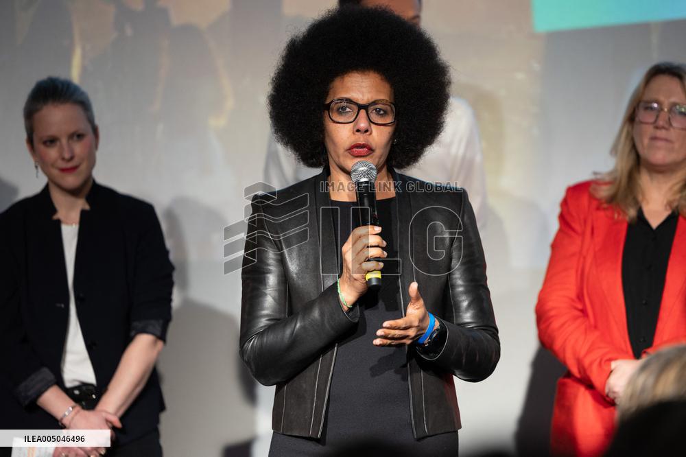 First campaign rally of Emmanuel Gregoire - Paris