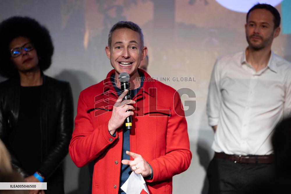 First campaign rally of Emmanuel Gregoire - Paris