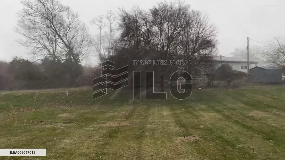 US: Snow Squalls Move Into Kentucky