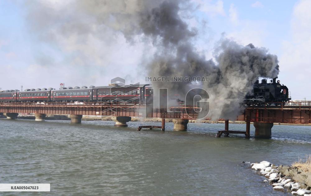 Steam locomotive in Hokkaido
