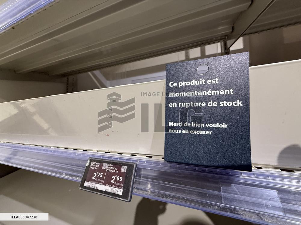 Egg Shortage Illustration - Paris