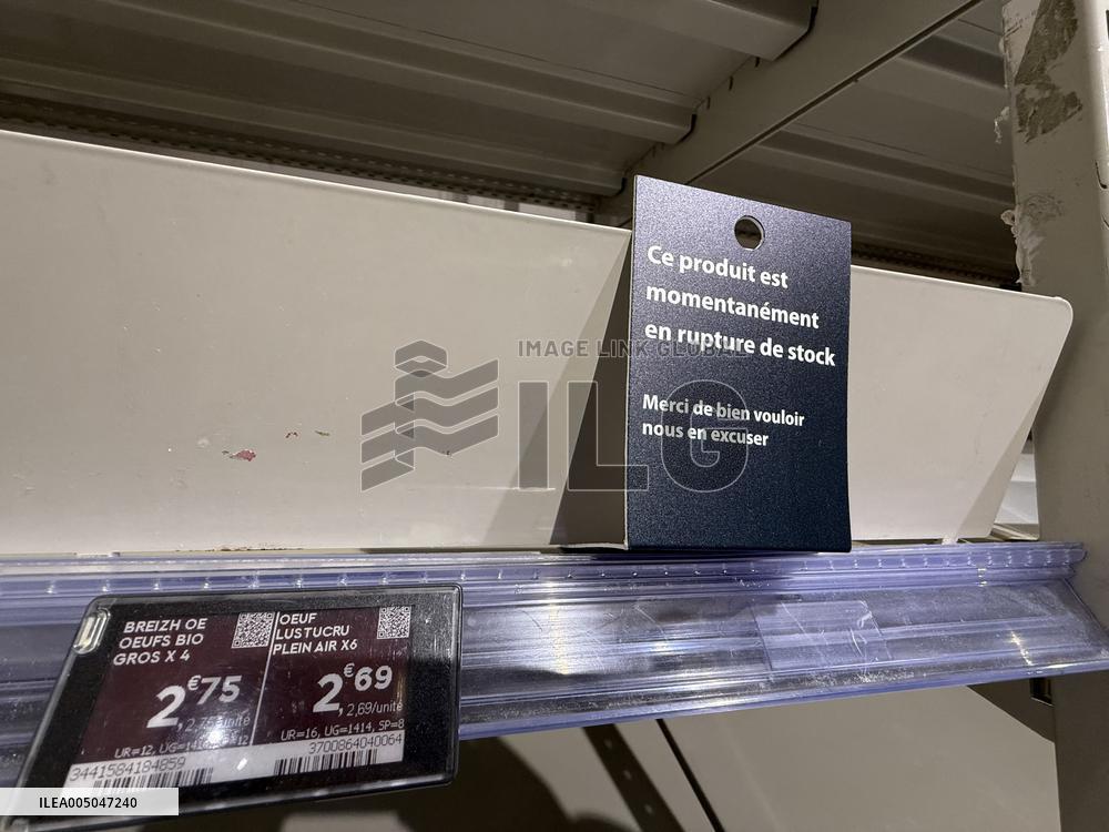 Egg Shortage Illustration - Paris