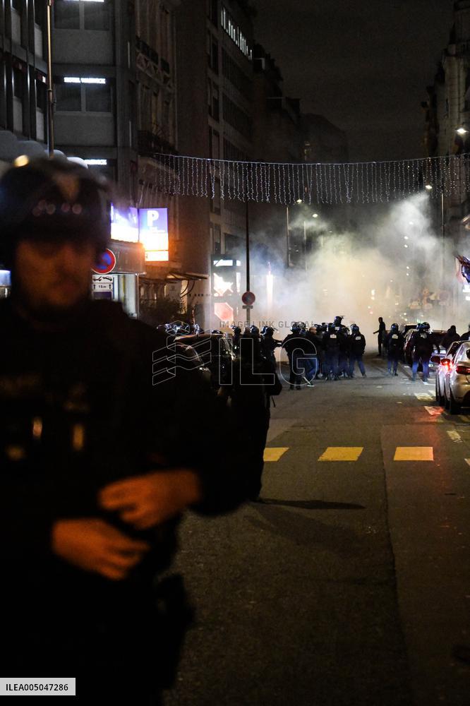 Morocco Victory Policing - Paris