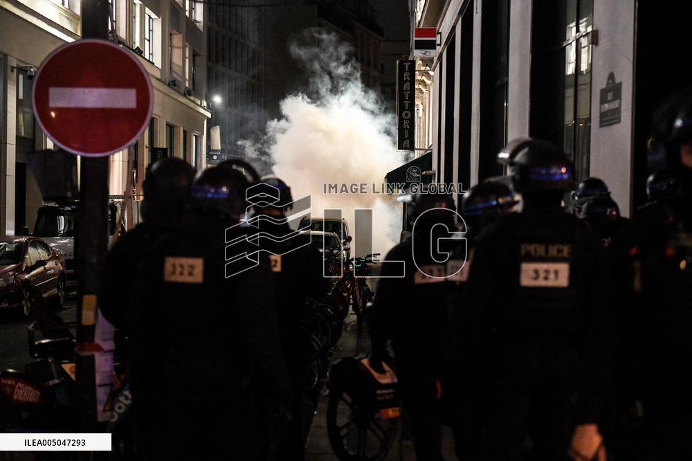 Morocco Victory Policing - Paris