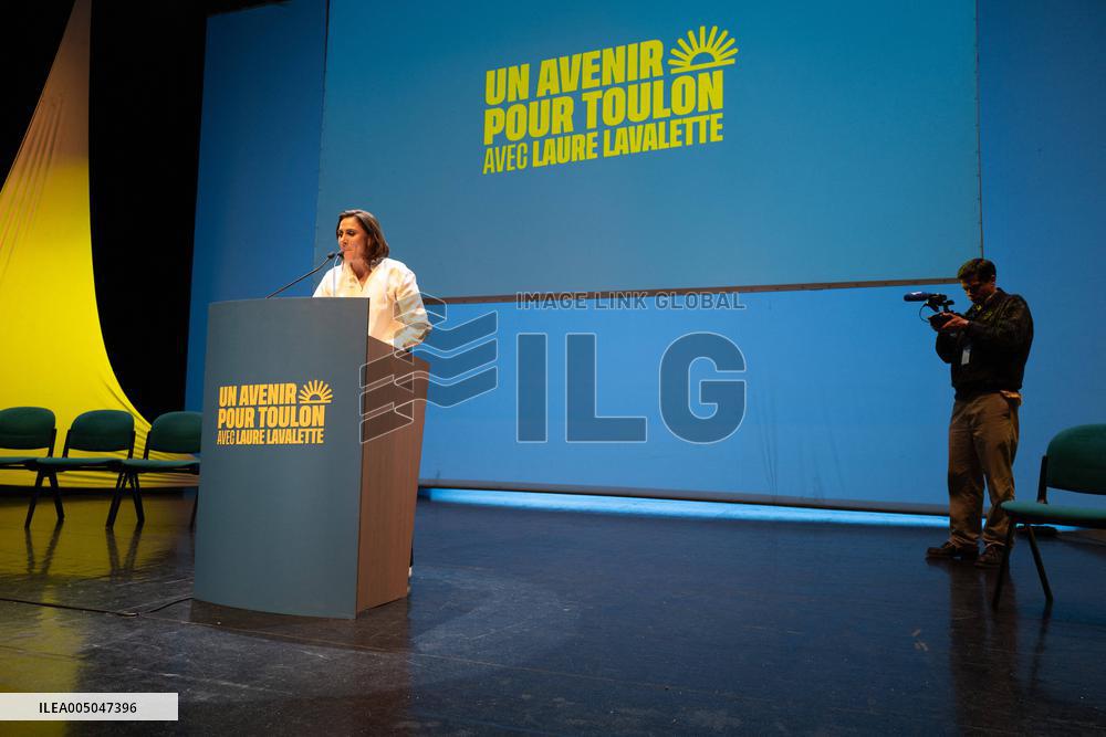 Campaign Rally Hosted By Laure Lavalette - Toulon
