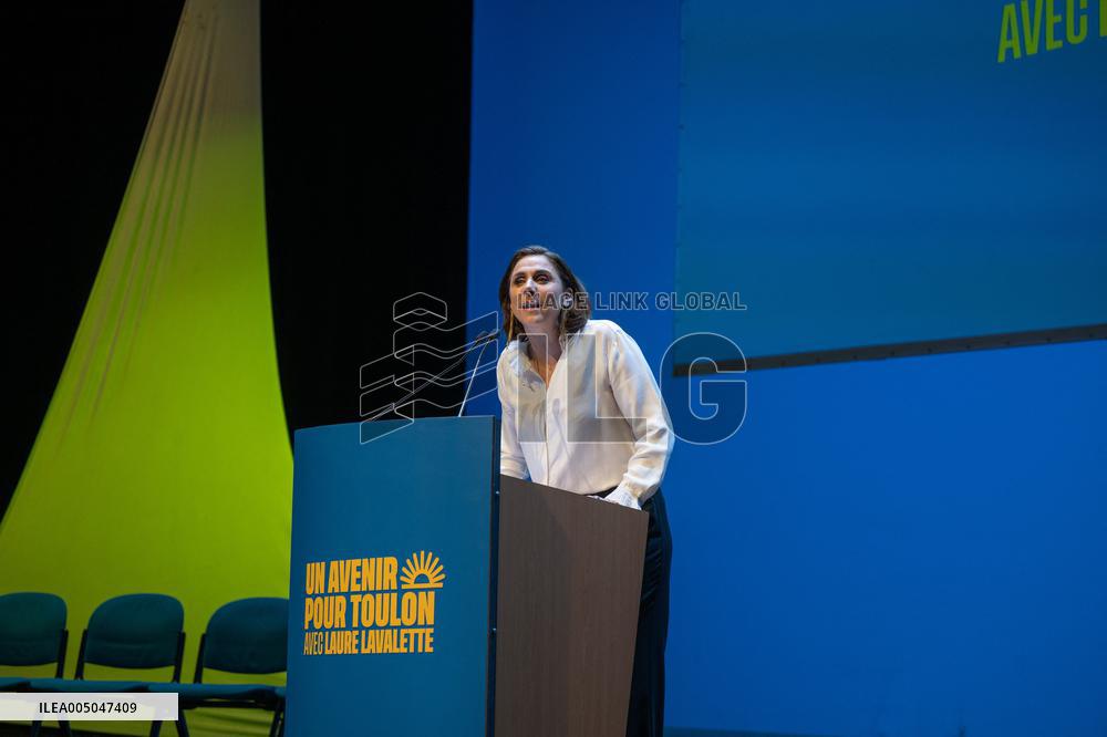 Campaign Rally Hosted By Laure Lavalette - Toulon