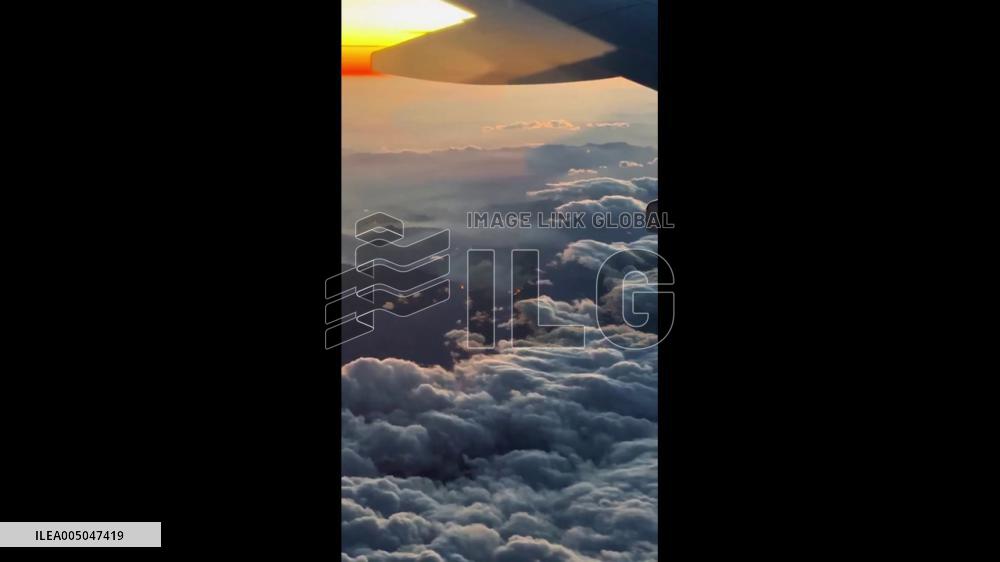 Chile: Flight to Punta Arenas Captures Smoke From Argentina Wildfires