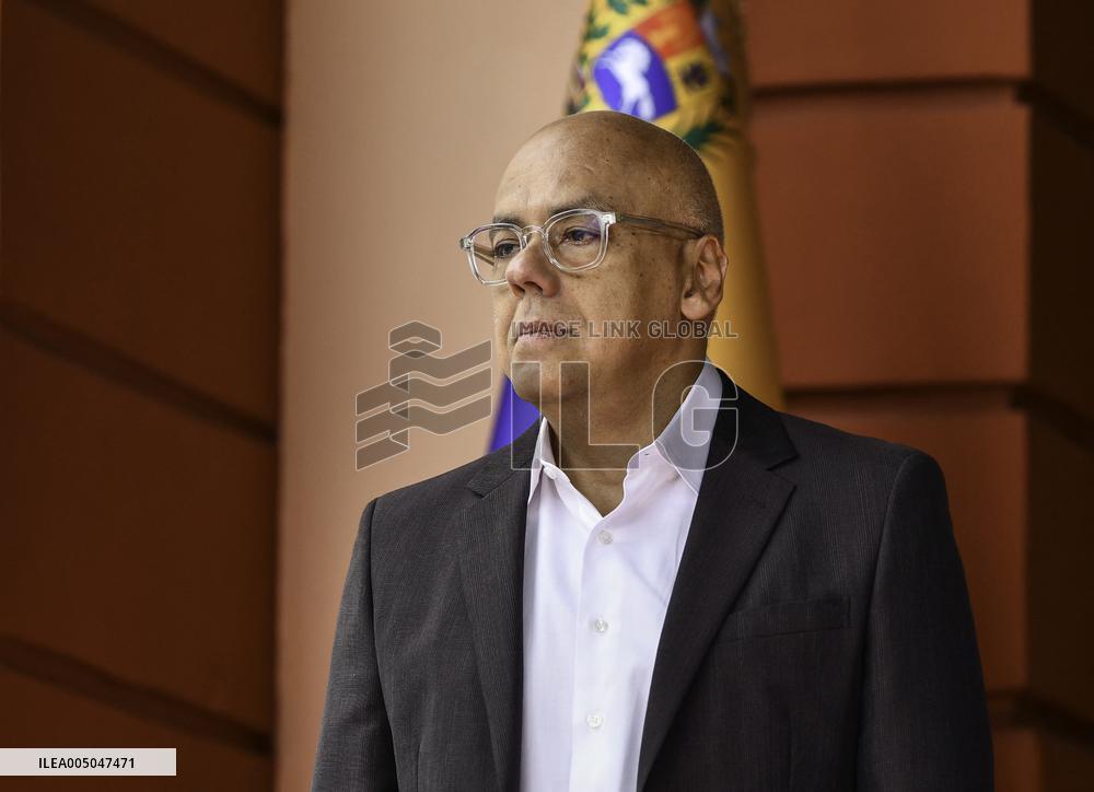 Venezuela S Acting President Delcy Rodriguez Attends A Press Conference - Caracas