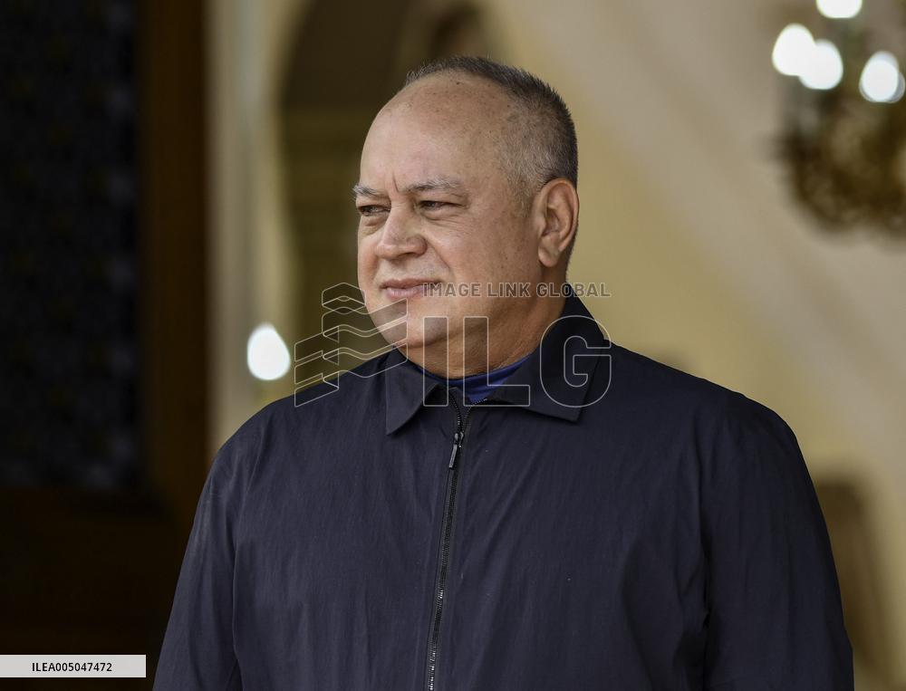 Venezuela S Acting President Delcy Rodriguez Attends A Press Conference - Caracas