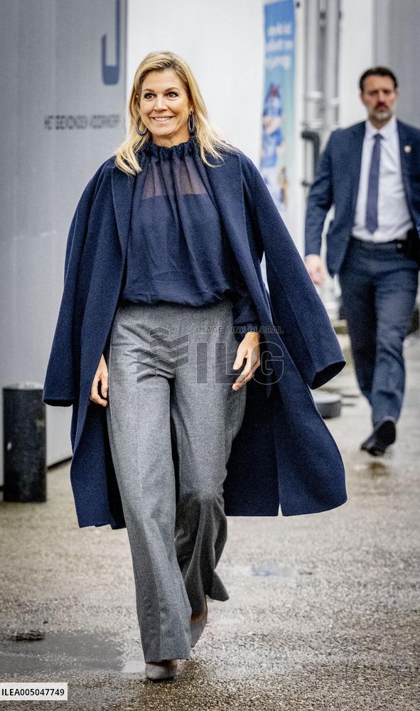 Queen Maxima Visits Jarige Job Foundation - Rotterdam