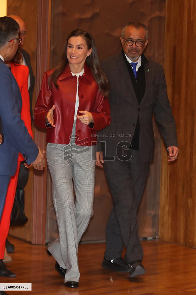 Queen Letizia at Opening of the Global Caregivers Forum - Madrid