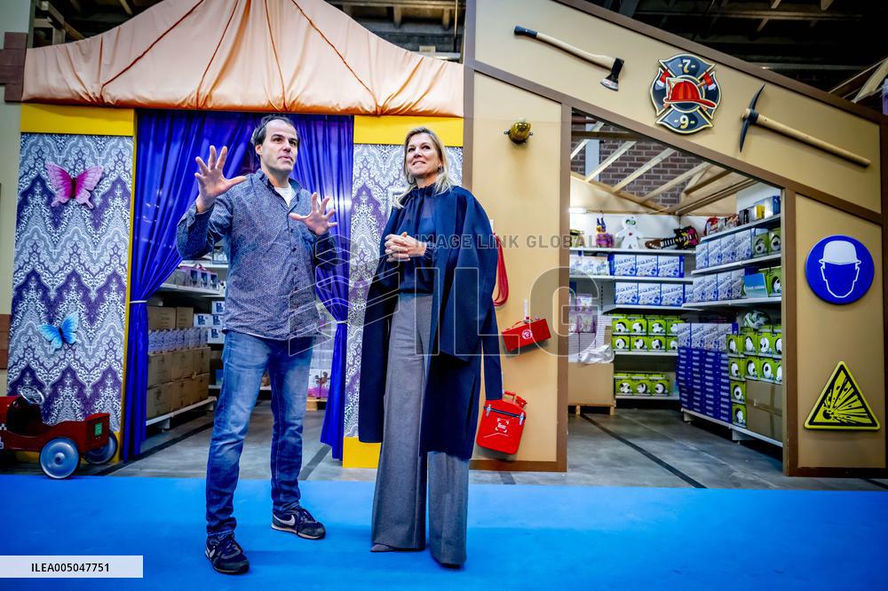 Queen Maxima Visits Jarige Job Foundation - Rotterdam