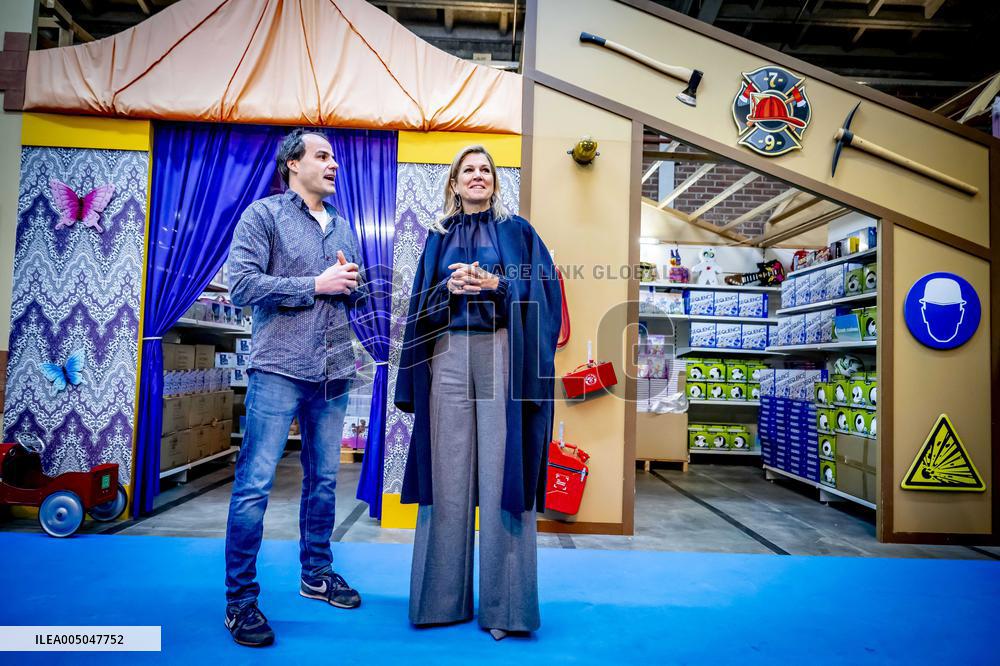 Queen Maxima Visits Jarige Job Foundation - Rotterdam
