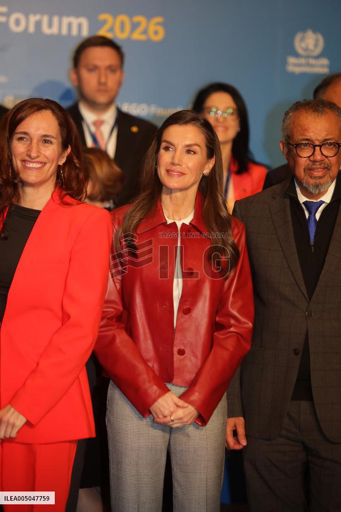 Queen Letizia at Opening of the Global Caregivers Forum - Madrid