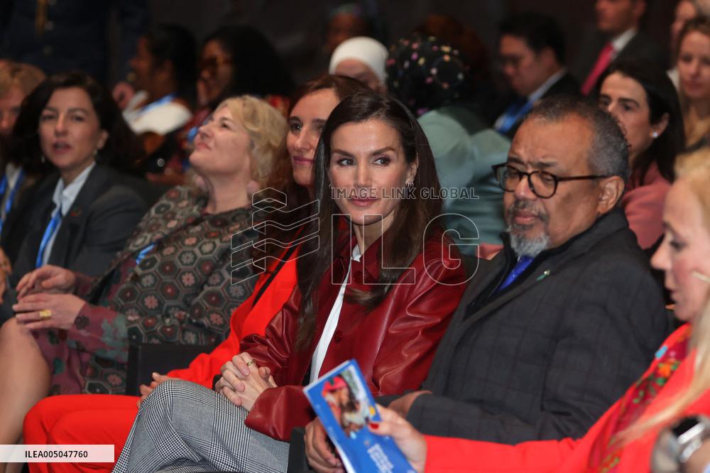 Queen Letizia at Opening of the Global Caregivers Forum - Madrid