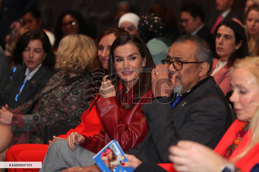 Queen Letizia at Opening of the Global Caregivers Forum - Madrid