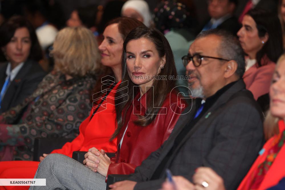 Queen Letizia at Opening of the Global Caregivers Forum - Madrid